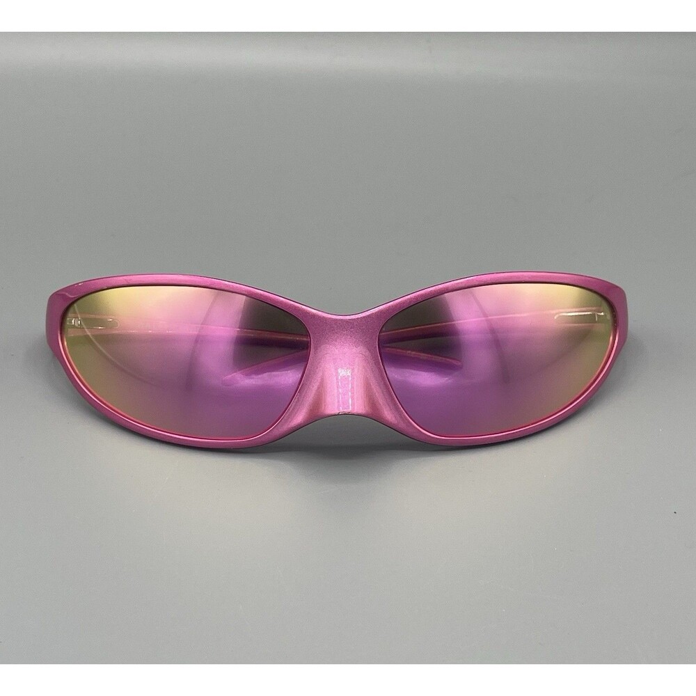 BALENCIAGA  Aluminum Wrap Sunglasses - Shiny Metallic Pink - Authentic - BB0349S